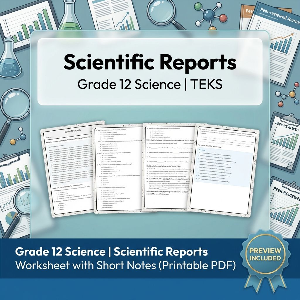 Grade 12 Science Workbook Bundle – Environmental, Genetics, Space & More — included worksheet 23