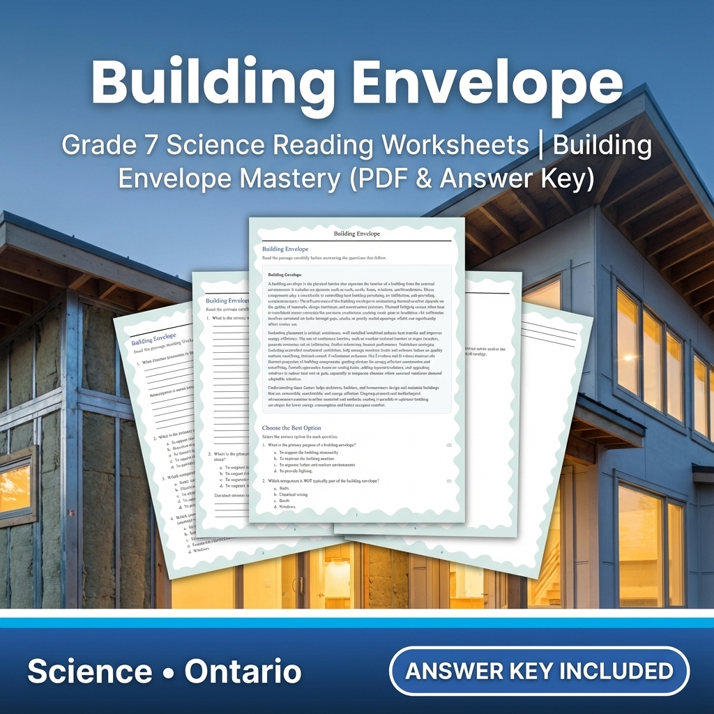 Grade 7 Science | Thermal Energy & Transfer Worksheet Bundle  — included worksheet 8