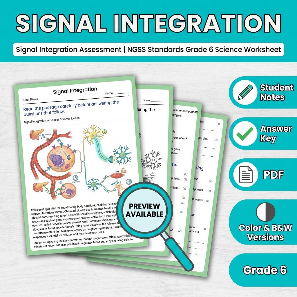 Grade 6 Science Full Year Bundle | NGSS Assessment Resources (Printable) — included worksheet 11
