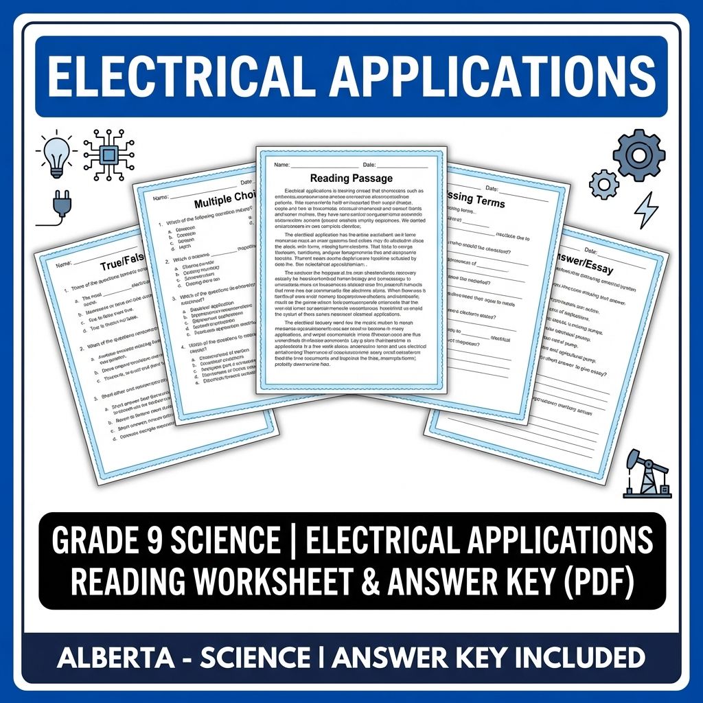 Grade 9 Science | Physics, Biology & Chemistry Mastery (Answer Key Included) — included worksheet 17