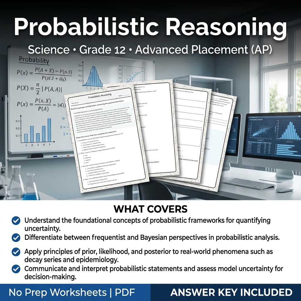 Grade 12 Science Unit Bundle | Uncertainty, Data Analysis & Modeling Worksheets — included worksheet 5