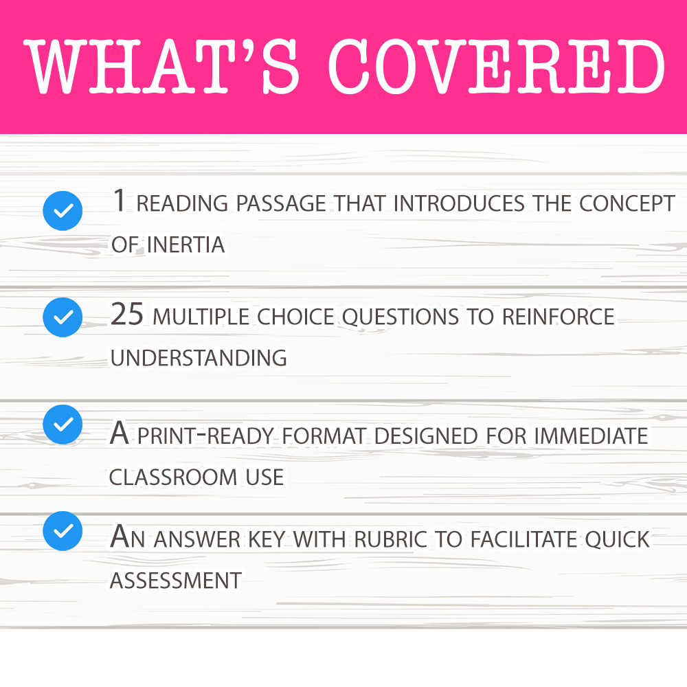 Grade 9 Science worksheet mcq paper worksheet — Grade 9 Science — Inertia Explained Worksheet MCQ Paper for Mastery — page 2