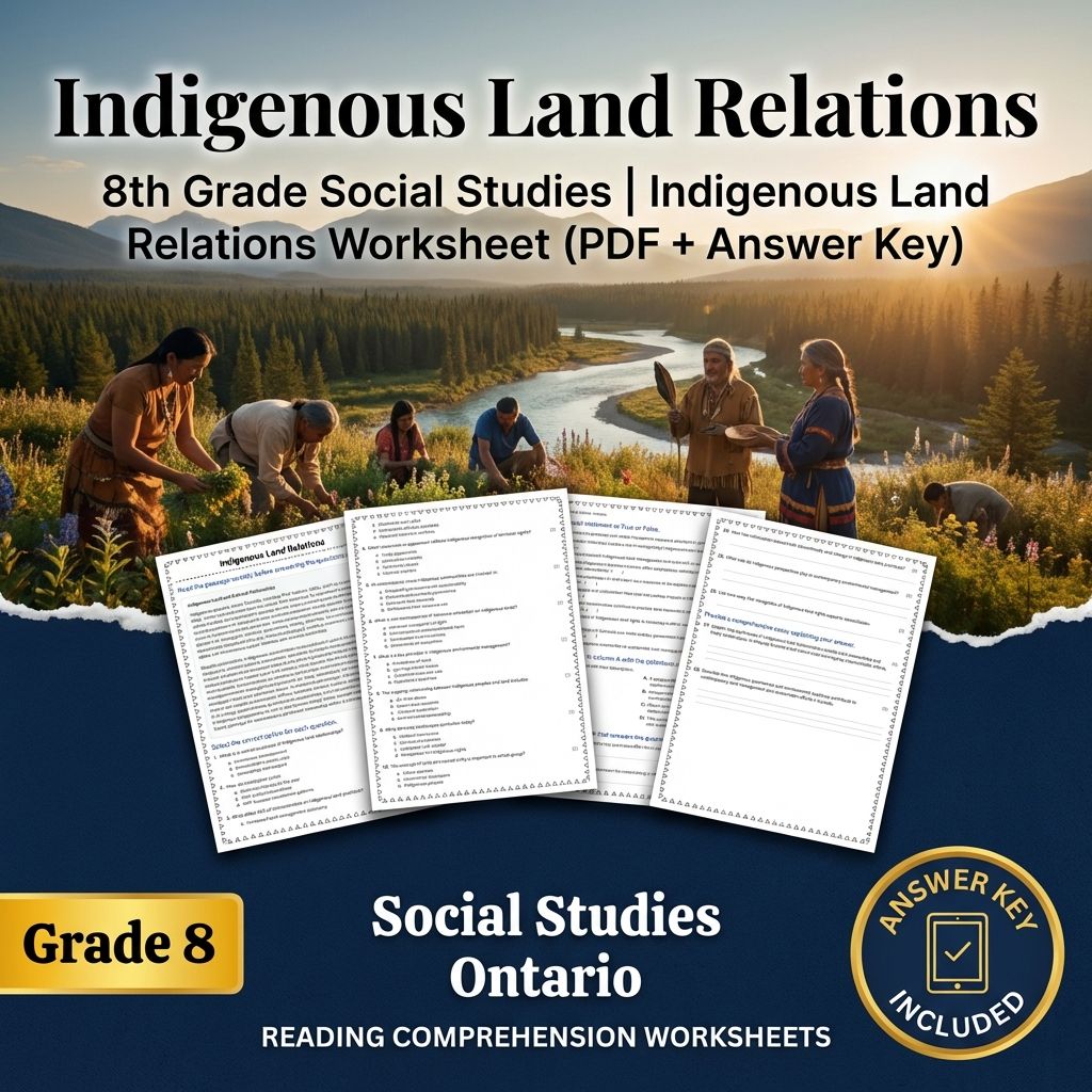 Grade 8 Social Studies Bundle – Regional Economies & Human–Environment Skills — included worksheet 5