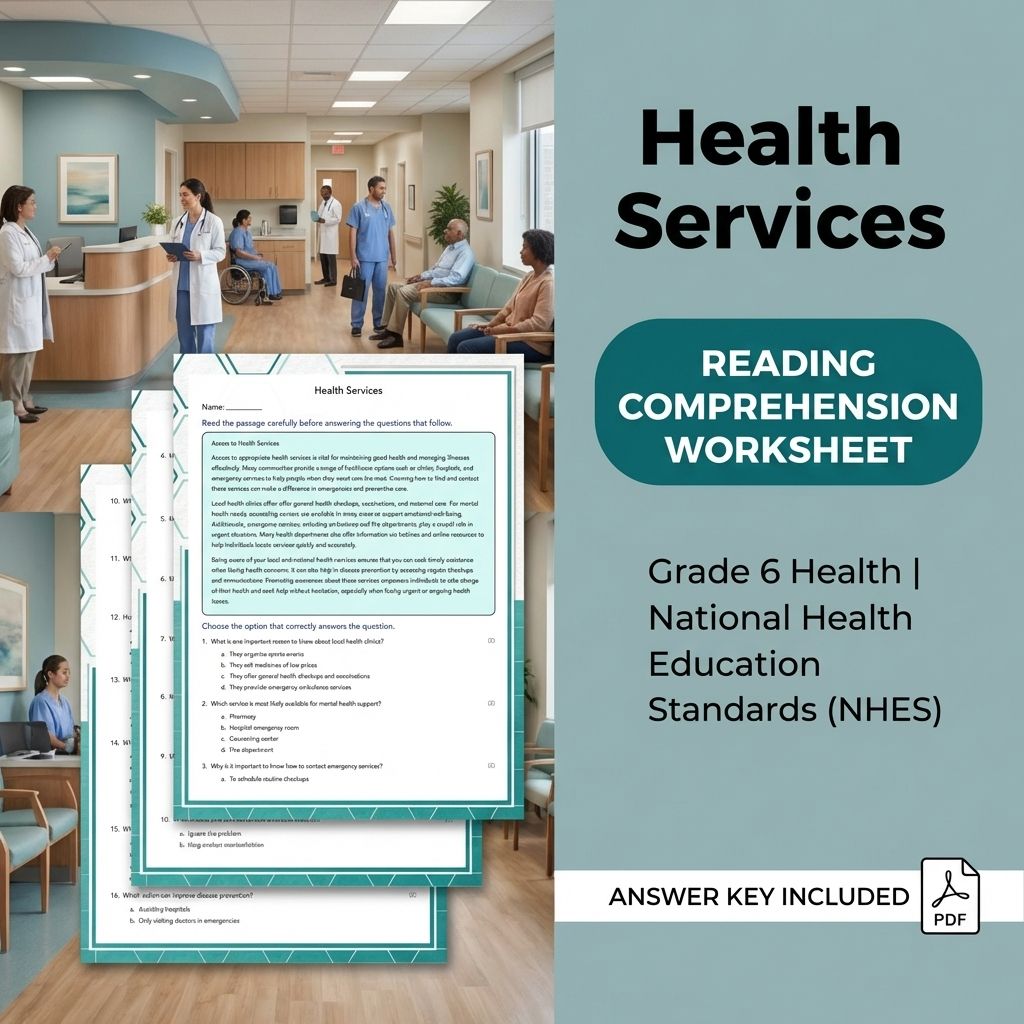 Grade 6 Health Unit Bundle | Access & Evaluate Health Information Worksheets — included worksheet 2