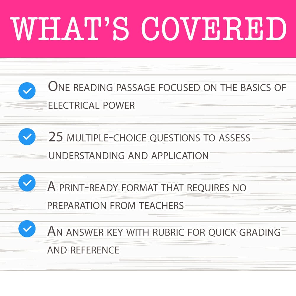 Grade 10 Science worksheet mcq paper worksheet — Grade 10 Science — Worksheet MCQ Paper for Mastering Circuit Power — page 2