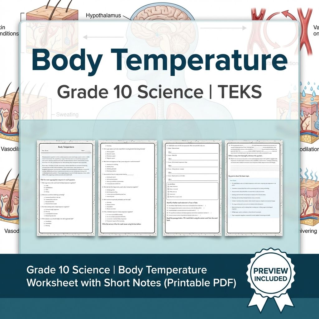 Grade 10 Science Worksheet Bundle – Genetics, Cell Biology & Ecology (PDF) — included worksheet 27