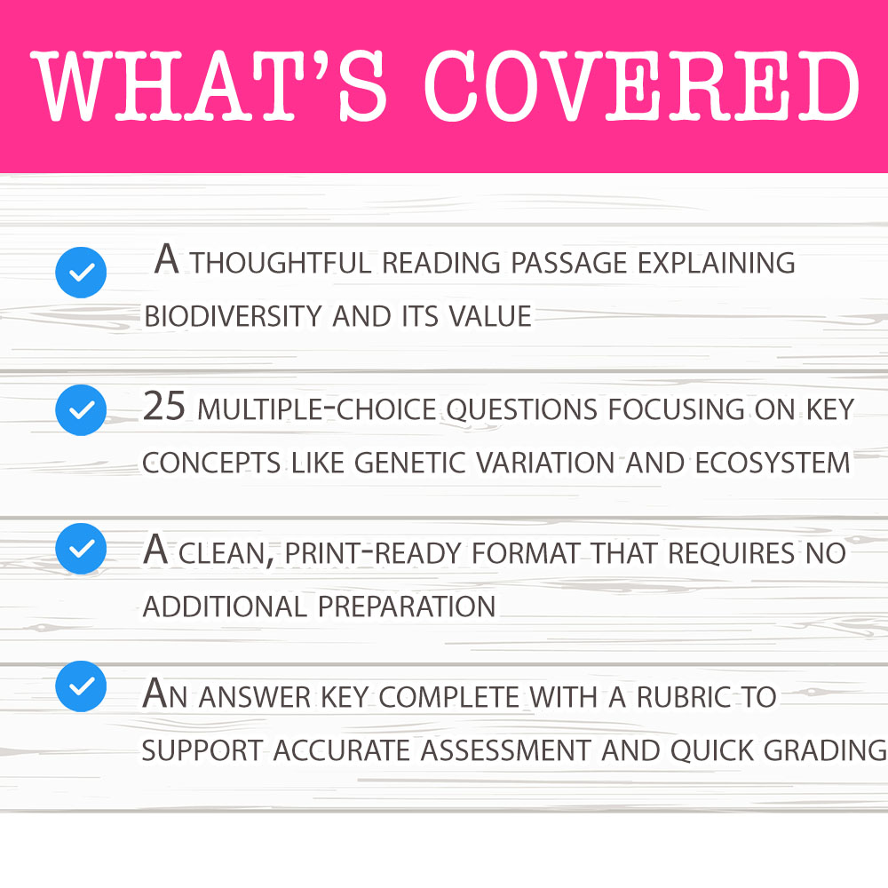Grade 10 Science worksheet worksheet — Grade 10 Science – Biodiversity Value Worksheet for Mastery — page 2