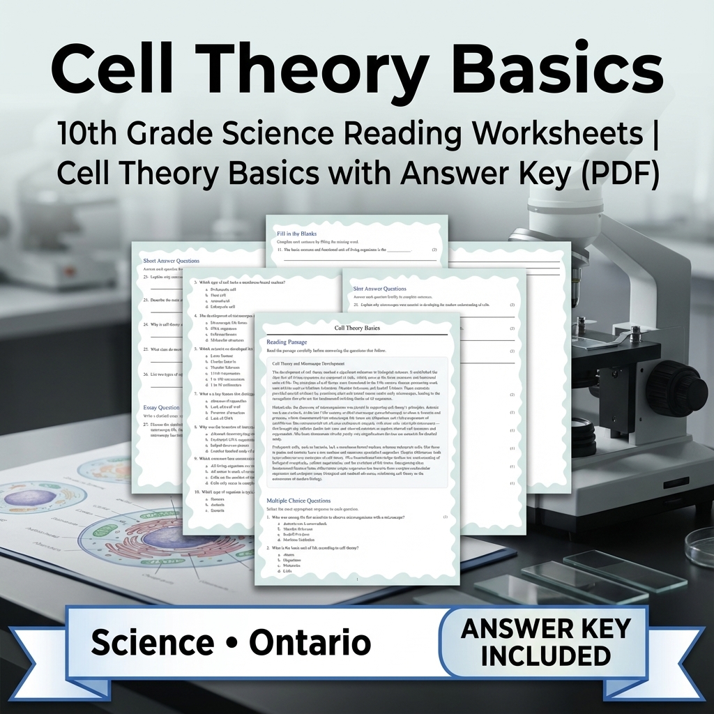 Grade 10 Science Bundle | Comprehensive Visual Data, Earth & Biology Concepts  — included worksheet 14