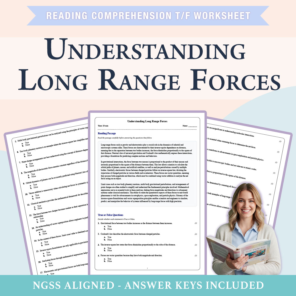 Grade 11 Science reading comprehensions true or false worksheet worksheet — 11th Grade Science |Understanding Long Range F…