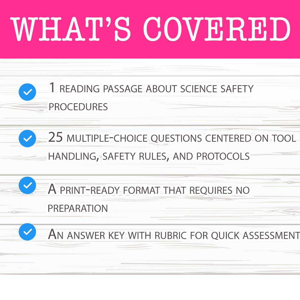 Grade 6 Science worksheet mcq paper worksheet — Grade 6 Science — Tools Safety Worksheet MCQ Paper for Mastery — page 2