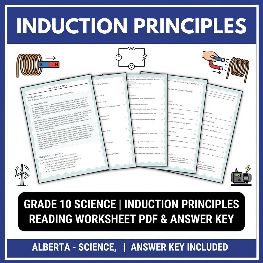 Grade 10 Science Worksheets Bundle | Physics, Earth, and Environmental Topics — included worksheet 21