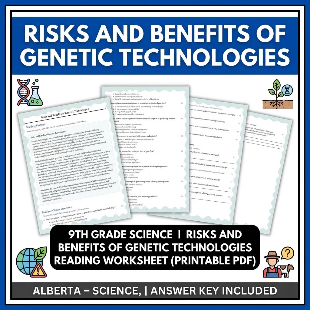 Grade 9 Science | Physics, Biology & Chemistry Mastery (Answer Key Included) — included worksheet 20