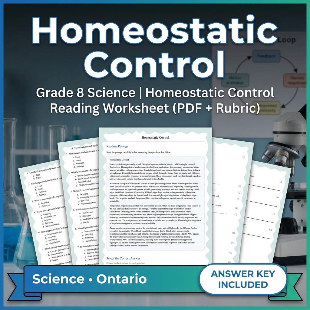 Grade 8 Science Worksheets Bundle | Biology, Physics & Earth Science Resources — included worksheet 23