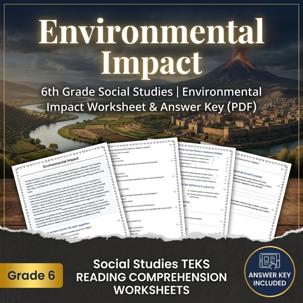 Grade 6 Social Studies Unit Bundle – Maps, Resources & Environmental Impact — included worksheet 2