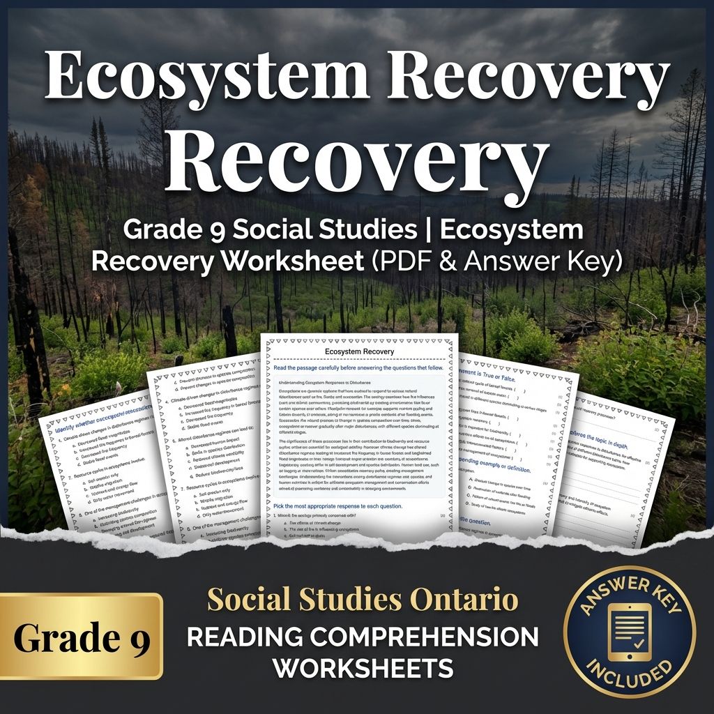 Grade 9 Social Studies | Community, Environment, & Urban Planning Strategies — included worksheet 15