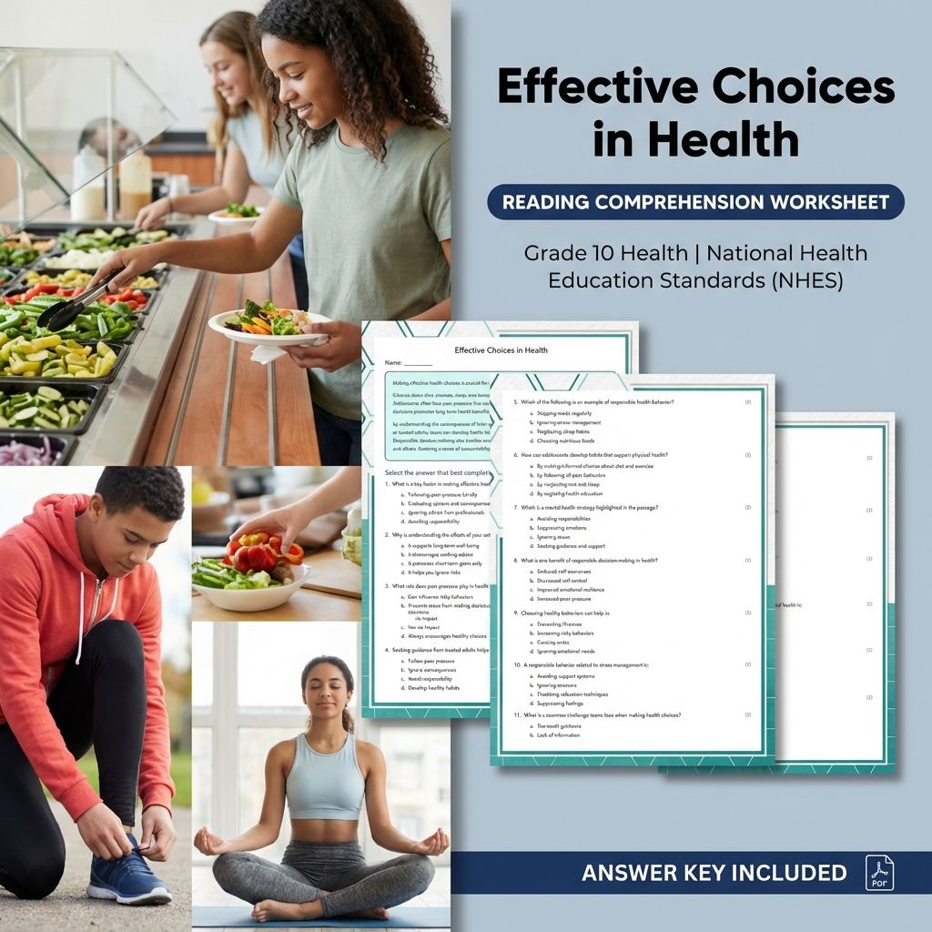 Grade 10 Health | Decision-Making Skills Unit Bundle  — included worksheet 1