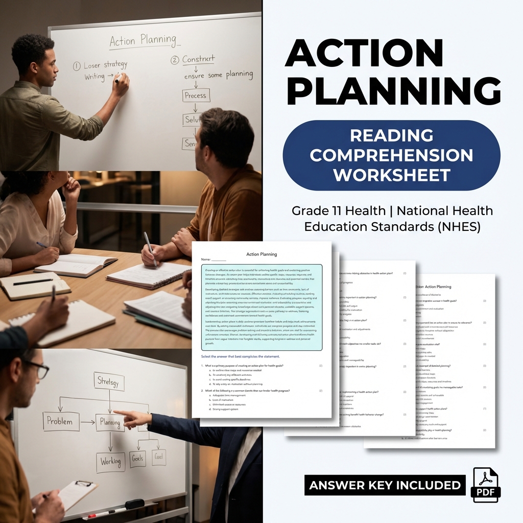 Grade 11 Health Worksheet Bundle – Interpersonal Skills & Advocacy NHES Aligned — included worksheet 19