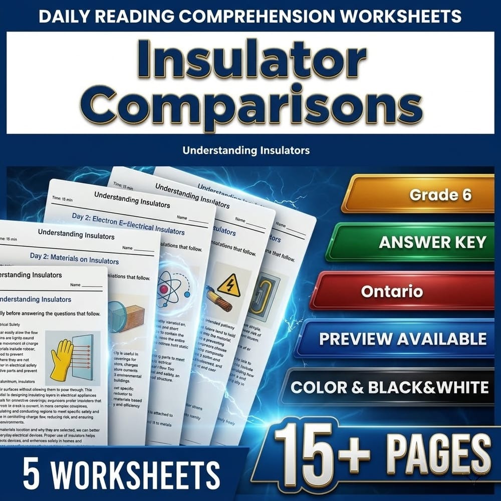 Grade 6 Science Full Year Bundle – Ontario Daily Reading Worksheets — included worksheet 25