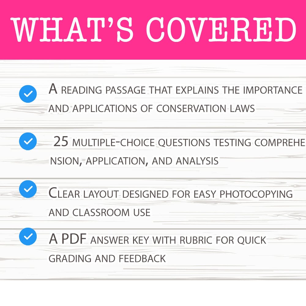 Grade 12 Science worksheet mcq paper worksheet — Grade 12 Science — Worksheet MCQ Paper for Mastering Conservation Laws —…