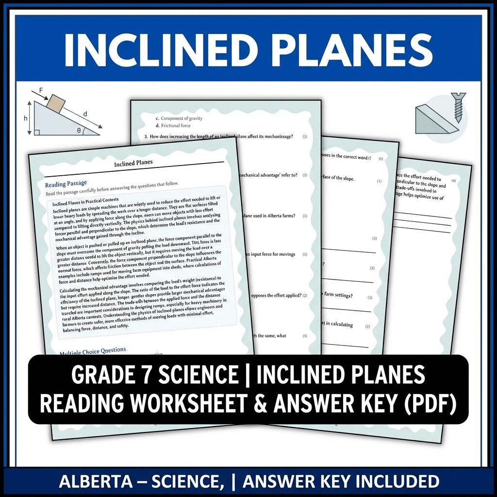Grade 7 Science Worksheet Pack | Energy, Matter & Ecosystem Concepts — included worksheet 24
