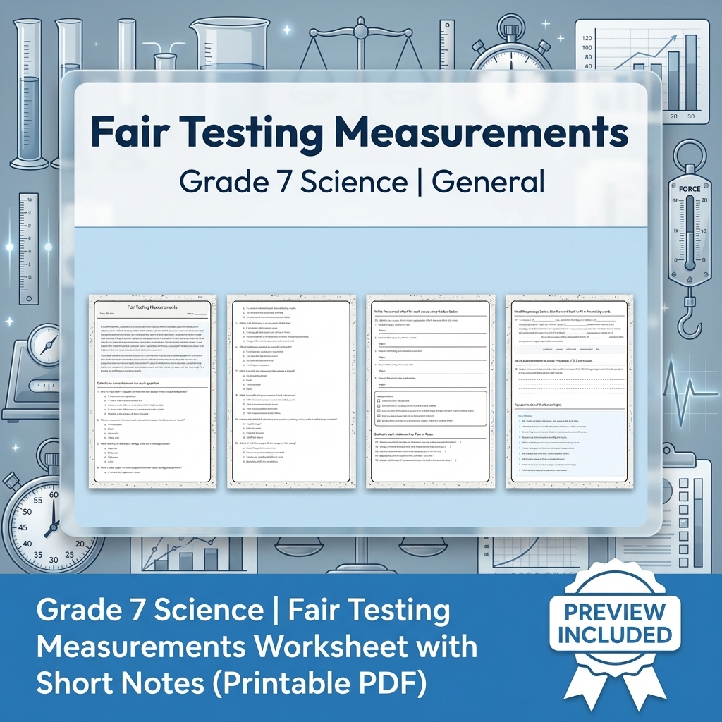 Grade 7 Science Data, Models, and Systems Full-Year Bundle | General Framework — included worksheet 15