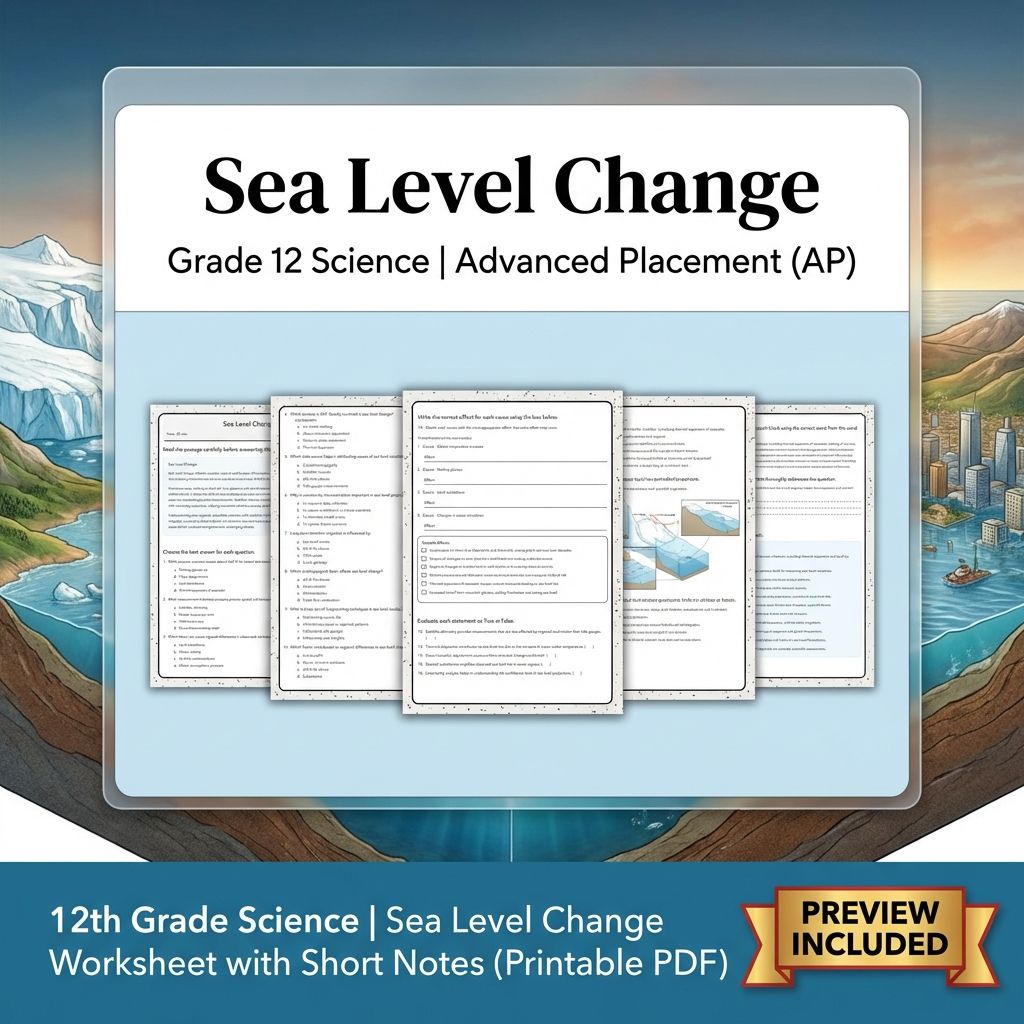 Grade 12 Science Unit Bundle: Earth Systems, Climate & Tectonics Worksheet Pack — included worksheet 5