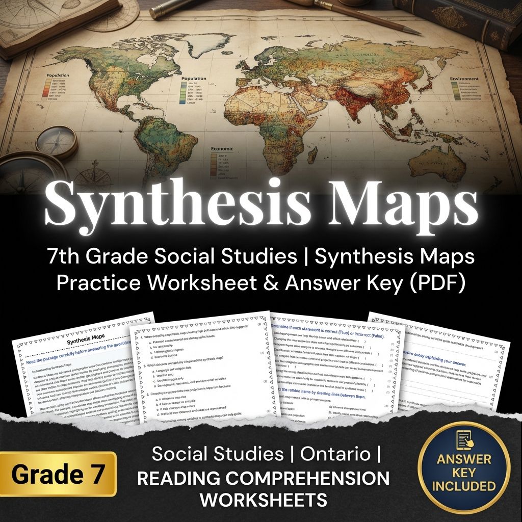 Grade 7 Social Studies Bundle | Human-Environment Interactions & Global Networks — included worksheet 4