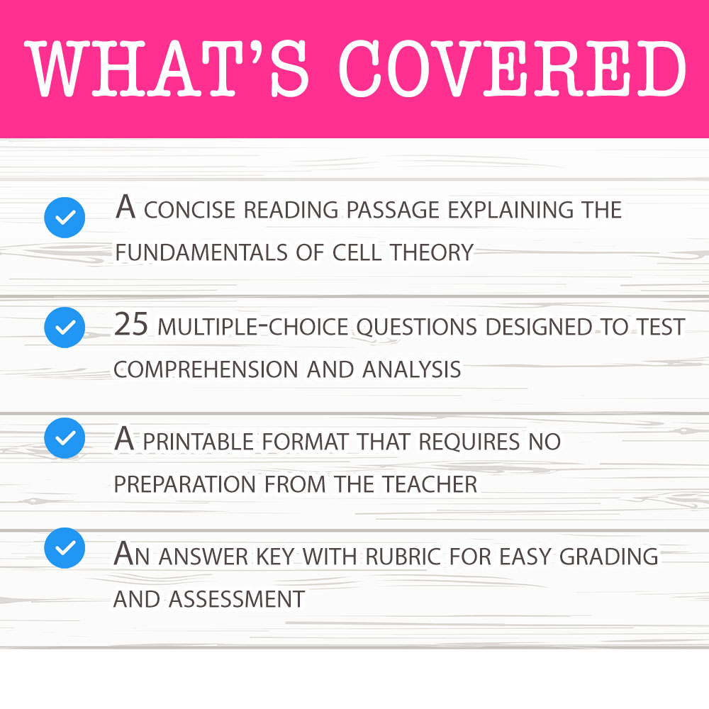 Grade 9 Science worksheet worksheet — Grade 9 Science — Cell Theory Worksheet for Mastery | PDF + Answer Key — page 2