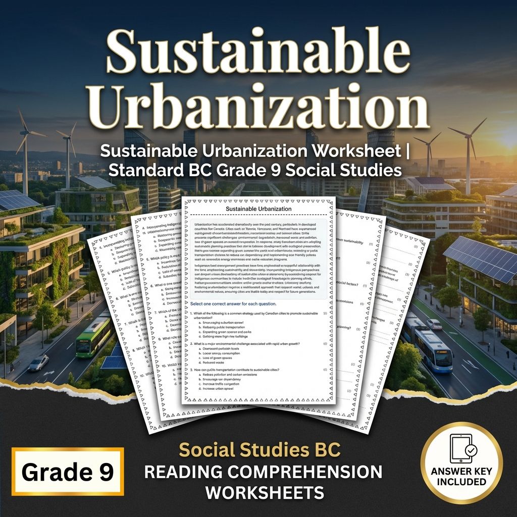 Grade 9 Social Studies | Industrialization & Economic Change Bundle  — included worksheet 6