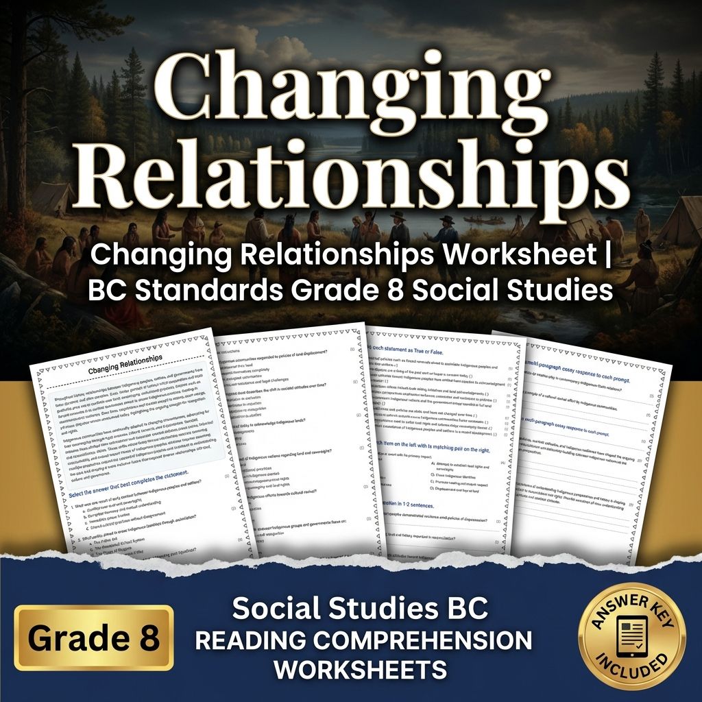 Grade 8 Social Studies | Indigenous Rights & Government Policies Bundle  — included worksheet 1