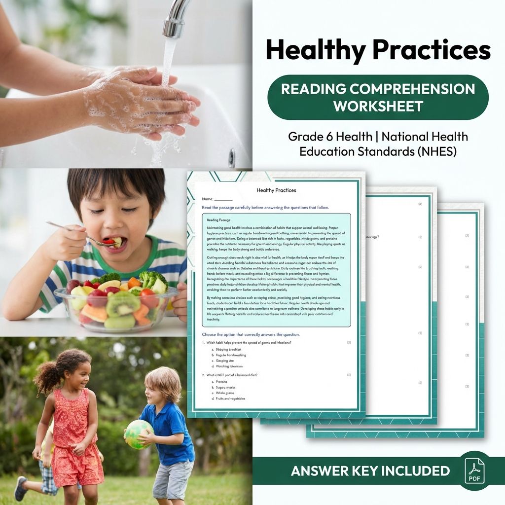 Grade 6 Health | Communication, Decision-Making & Disease Prevention Worksheets Bundle (Answer Key Included) — included worksheet 13