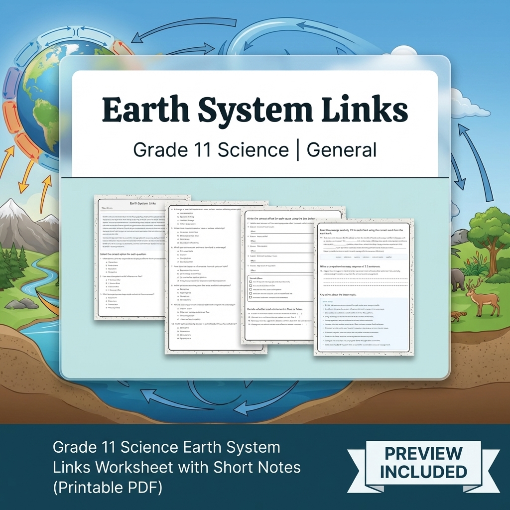 Grade 11 Science Modeling and Evidence Full-Year Bundle: General Framework — included worksheet 16