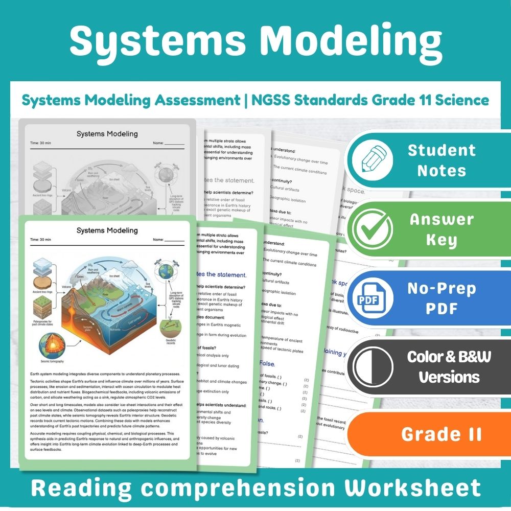 Grade 11 Science Mini Bundle – Earth's Systems Curriculum-Aligned Lesson Pack — included worksheet 2