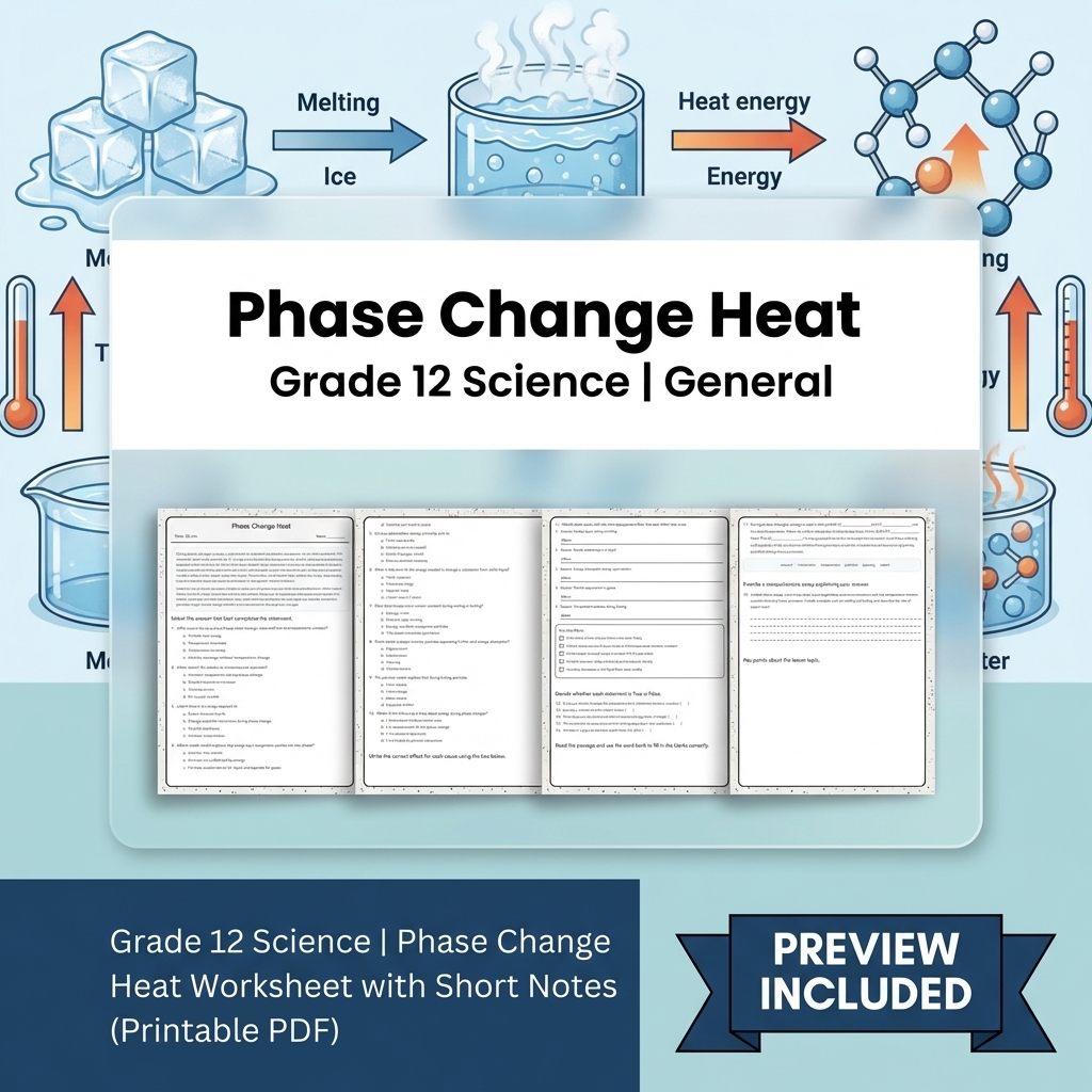 Grade 12 Evidence-Based Scientific Modeling Science Full-Year Bundle: General — included worksheet 14