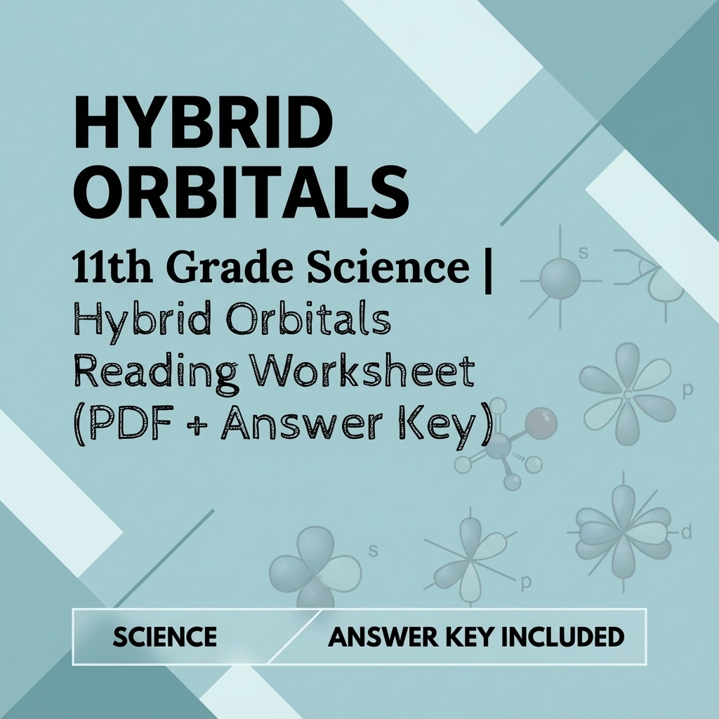 Grade 11 Science Unit Bundle | Chemical Bonding & Reaction Energetics  — included worksheet 4