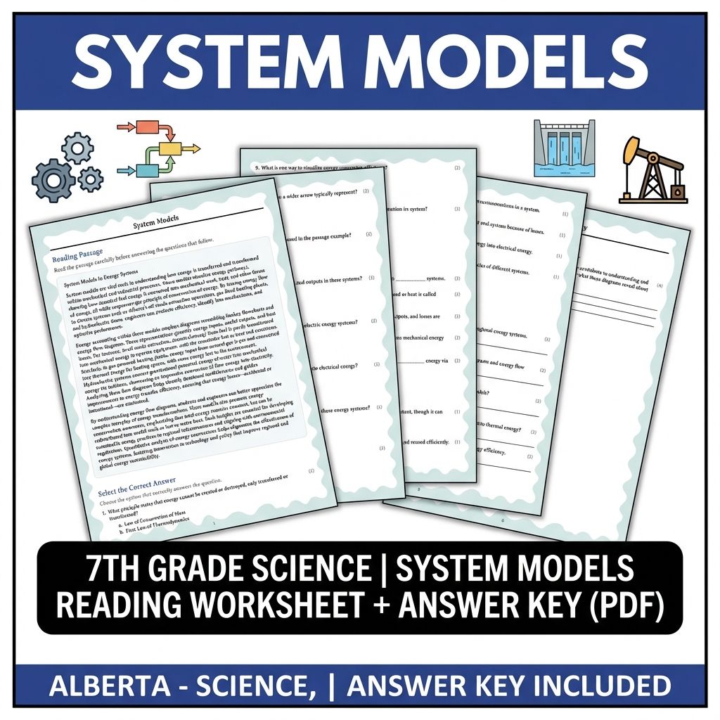 Grade 7 Science Worksheet Pack | Energy, Matter & Ecosystem Concepts — included worksheet 27