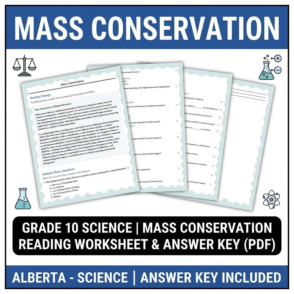 Grade 10 Science Worksheets Bundle | Physics, Earth, and Environmental Topics — included worksheet 27