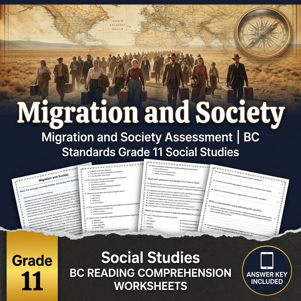 Migration and Society Assessment | BC Standards Grade 11 Social Studies