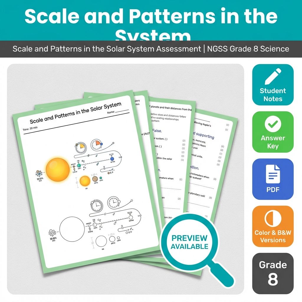 Grade 8 Science Full Year Bundle | NGSS Assessment Worksheets & Resources — included worksheet 18