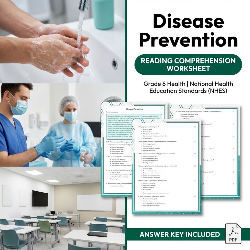 Grade 6 Health | Communication, Decision-Making & Disease Prevention Worksheets Bundle (Answer Key Included) — included worksheet 15
