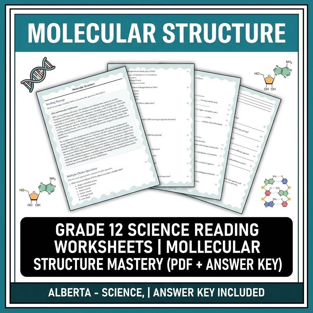 Grade 12 Science UNIT Bundle: Molecular Genetics, Evolution & Ecology Activities — included worksheet 4