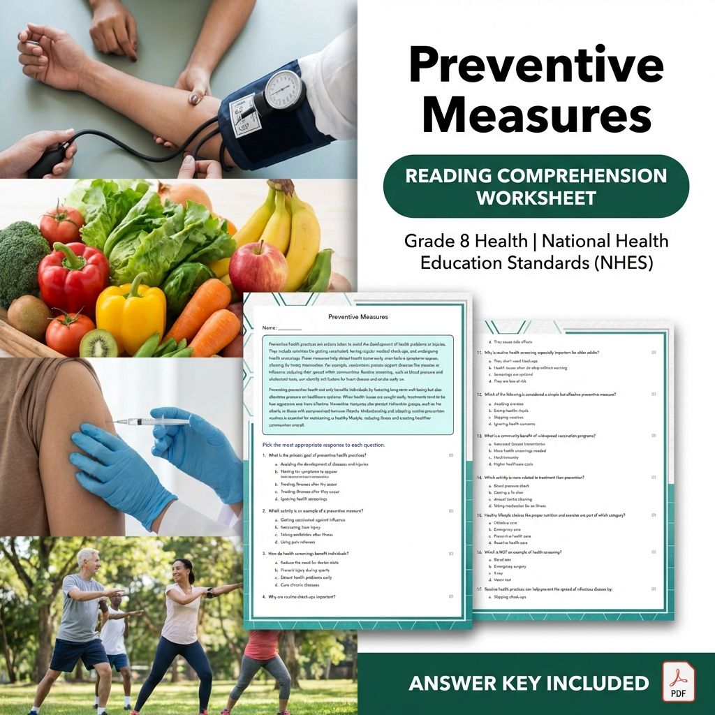 Grade 8 Health Worksheet Bundle – Body Systems, Wellness & Communication Strategies — included worksheet 14