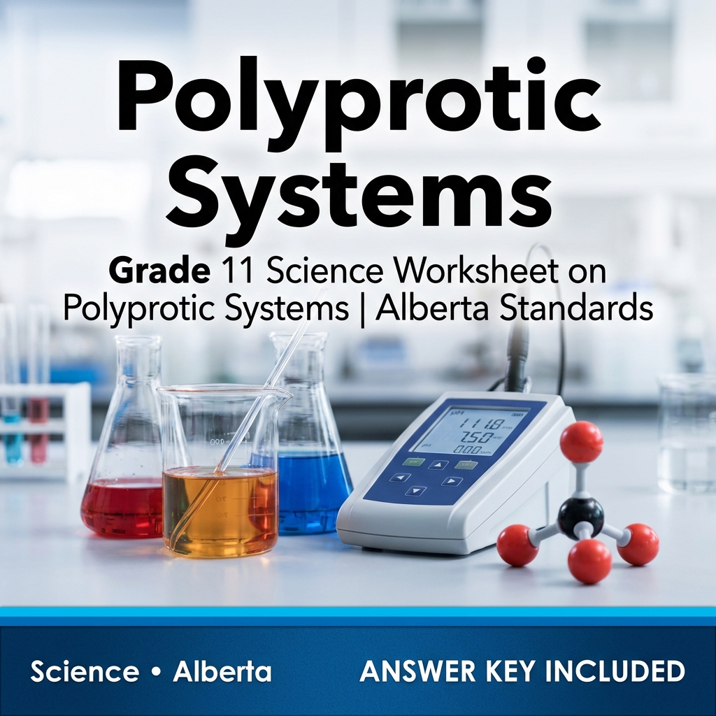 Grade 11 Science Worksheet on Polyprotic Systems | Alberta Standards