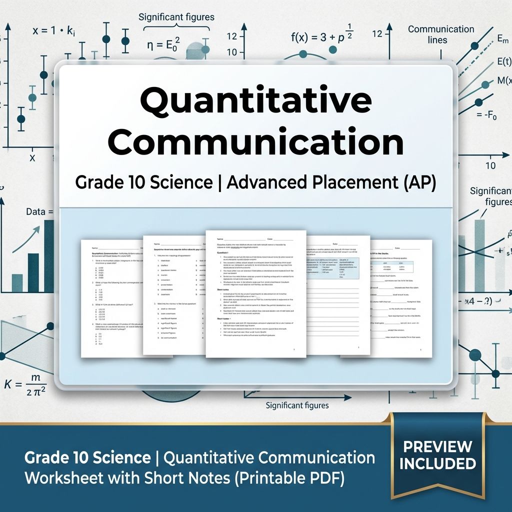 Grade 10 Science Unit | Data Analysis, Modelling  Worksheet Pack — included worksheet 2