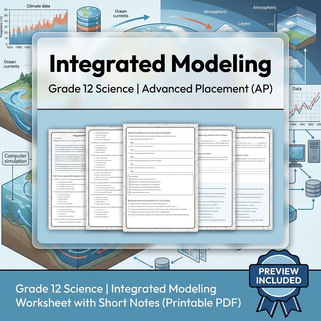Grade 12 Science Worksheet Bundle – Physics & Biology Topics (PDF Collection) — included worksheet 27