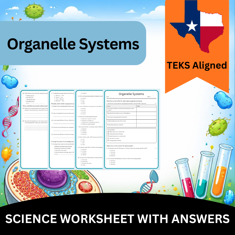 Grade 9 Science Worksheet Bundle – Comprehensive TEKS-Aligned Biology & Ecology Resources — included worksheet 23