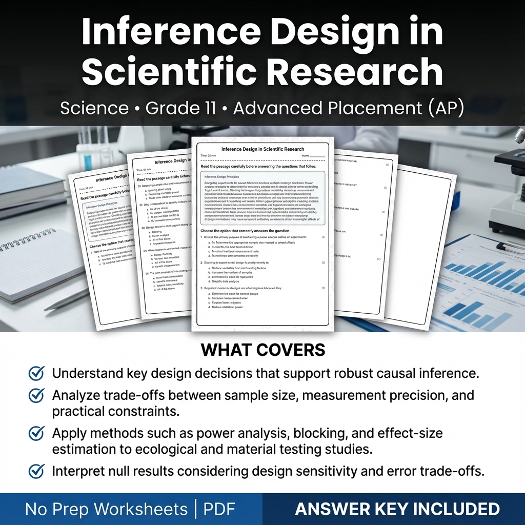 Grade 11 Science Worksheet Bundle | Earth's Systems, Chemistry & Physics — included worksheet 26