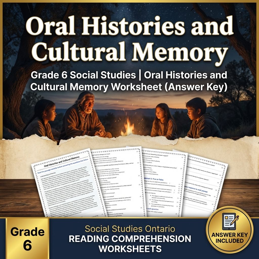 Grade 6 Social Studies Bundle | Geography, Resources & Cultural Perspectives — included worksheet 13