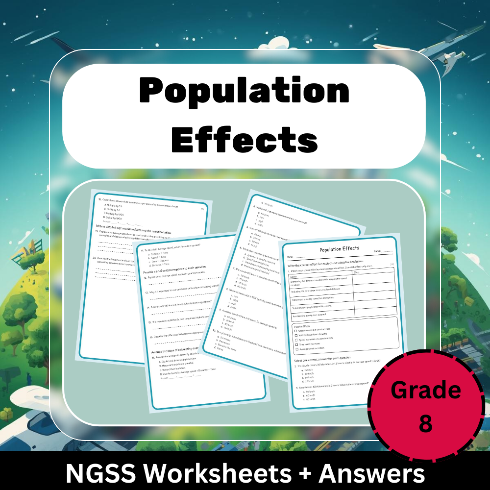 Grade 8 Science Unit | Climate & Environment NGSS Worksheets & Resources — included worksheet 2