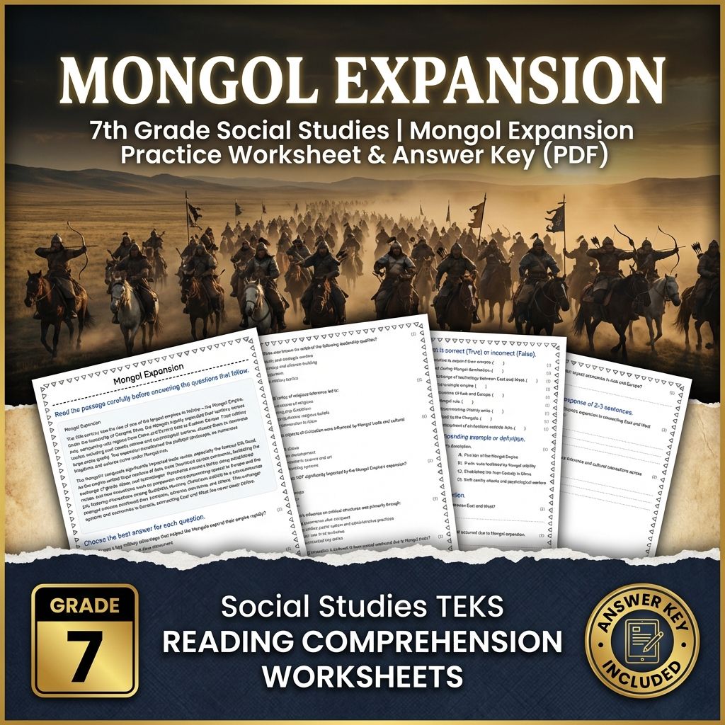 Grade 7 Social Studies Bundle | Reformation, Renaissance & Global Trade — included worksheet 13